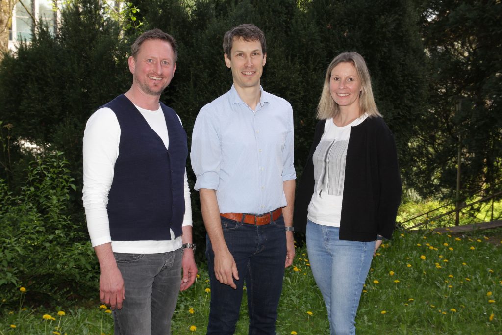 Von links nach rechts: Sebastian Klingebiel (kommissarischer Schulleiter), Andreas Fiesel (Abteilungsleiter Oberstufe), Doreen Wendt-Nordahl (Abteilungsleitung Unterstufe)